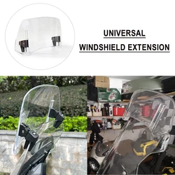 Für CB500 X Motorrad Universal Windschutzscheibe Verlängerung Einstellbare Spoiler Clamp-On Windschutzscheibe Deflektor Für Honda CB500X