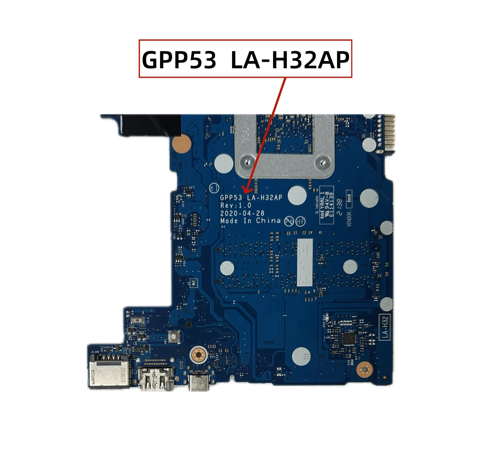 Imagem -03 - Placa-mãe Portátil para hp Gpp53 La-h32ap 15s-gr 15s-gu 15-gr 15-gy 15-gw hp 255 g8 3050u r3 r5 R73700 Cpu Uma M03669601