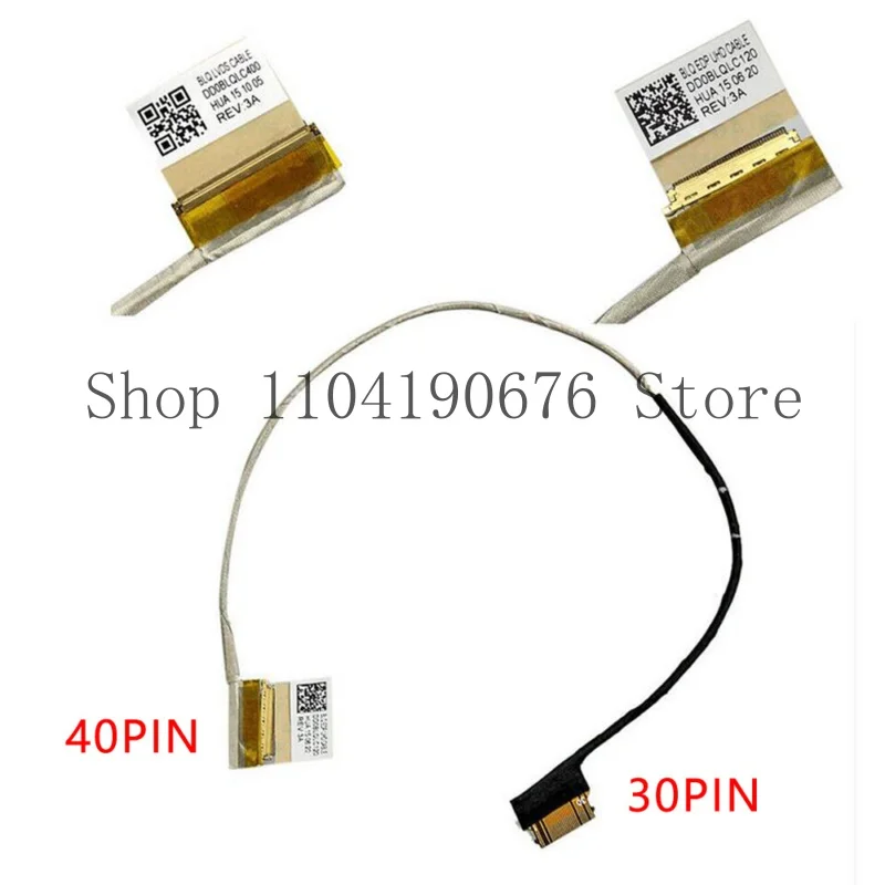 

LCD Cable For Toshiba Satellite C55D-C C55T-C P55T-C DD0BLQLC400 40Pins CD