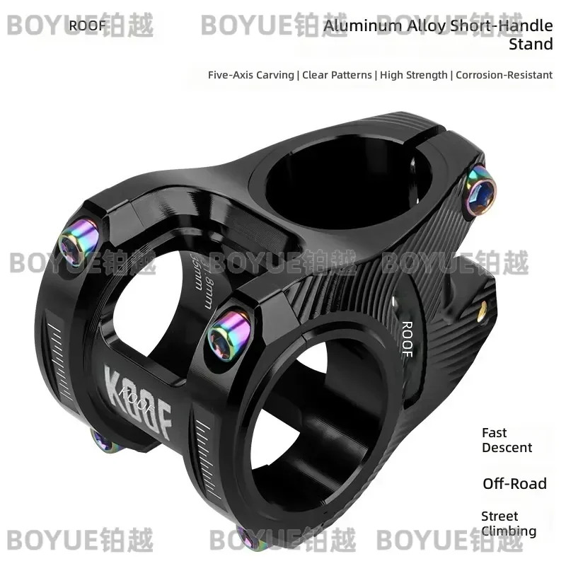 CNC Aluminum MTB Handlebar Riser 31.8mm to 35mm High Strength Speed Drop Stem Adapter Bicycle Accessories Upgrade Part