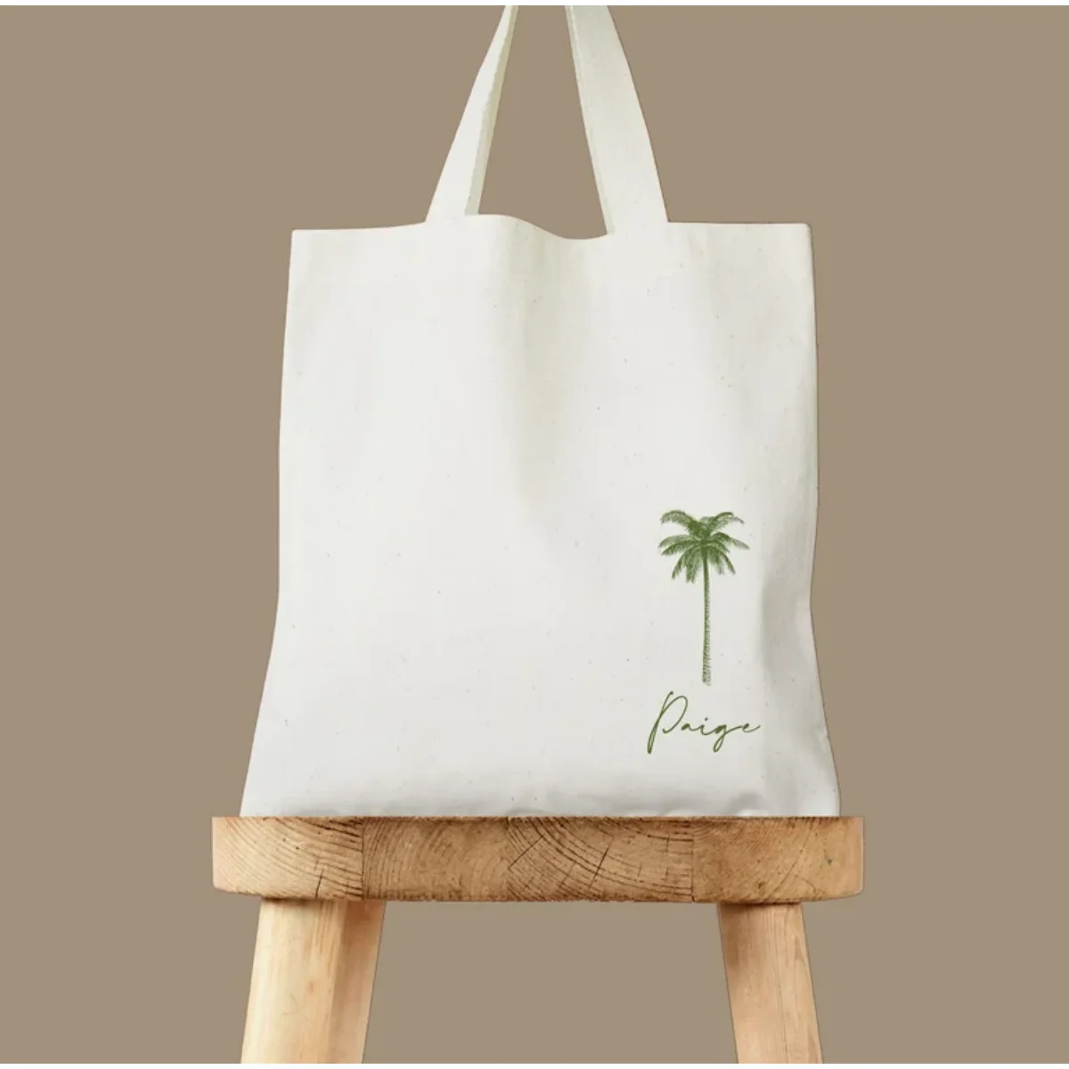 Palm Tree Name Tote - Wedding Welcome Bag - Custom Wedding Tote - Bachelorette Gift Bags - Destination Wedding Tote - Mexico Wed