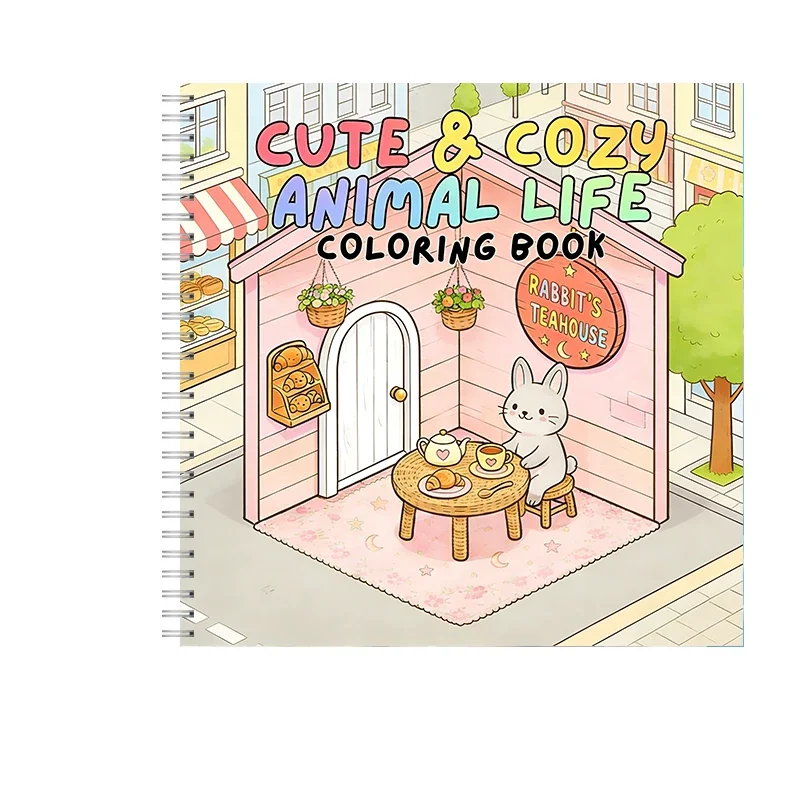 Comfortabel zomerlijk kleurboek met opvallende patronen voor volwassenen, schattig tekenboek, perfect cadeau voor verjaardag, terug naar school, kunstbenodigdheden