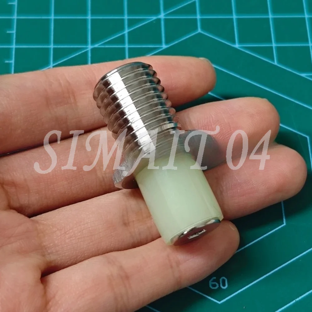 M16 Anti-slip Silent Quick-connect Screw, Anti-slip Hexagonal Design for 14mm Smooth Holes, Compatible with All M16 Thread Heads