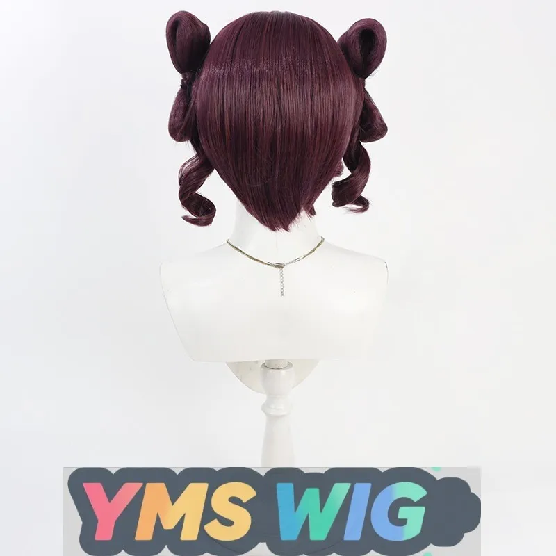 [YMS WIG] Le Sourdonnement de la fille dans la maison des médecins Zicui Cos perruque violette avec forme d'arc fendu