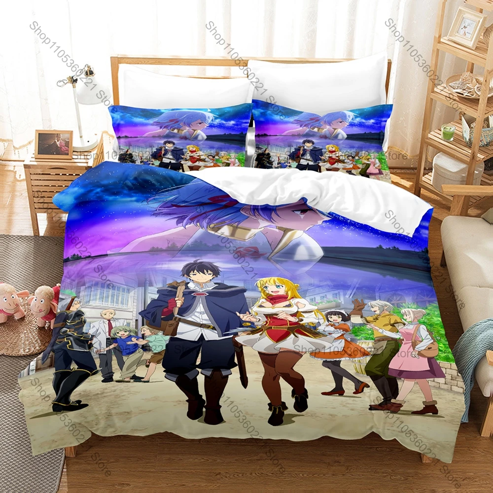 Cool Houseki no Kuni Bedding Set Duvet Cover + 2 Pillowcases Land of the Lustrous Gem Anime Character Bedroom Decor