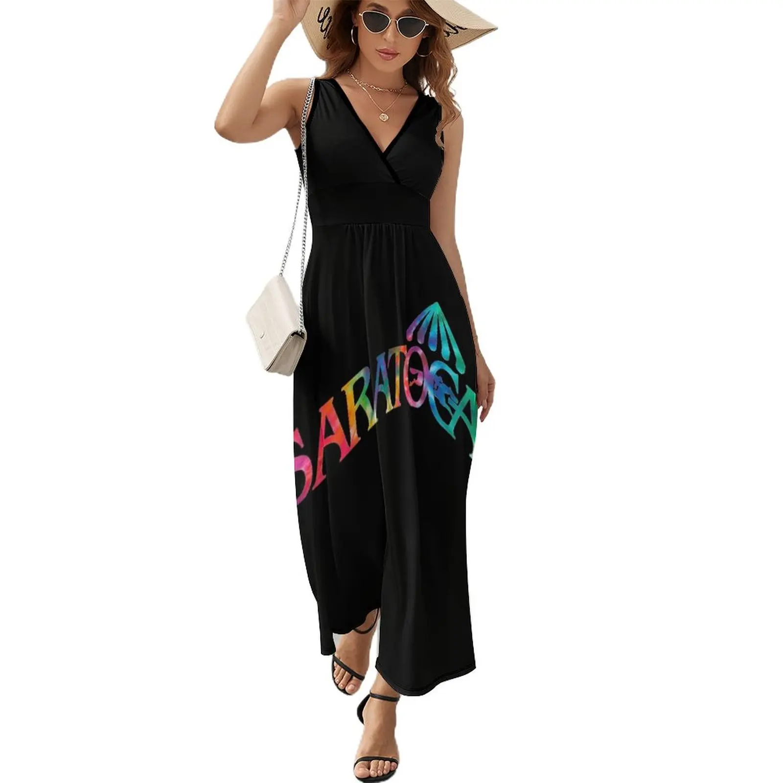 Saratoga Springs Race Track Sleeveless Dress bandage dress luxury dress Clothing evening woman