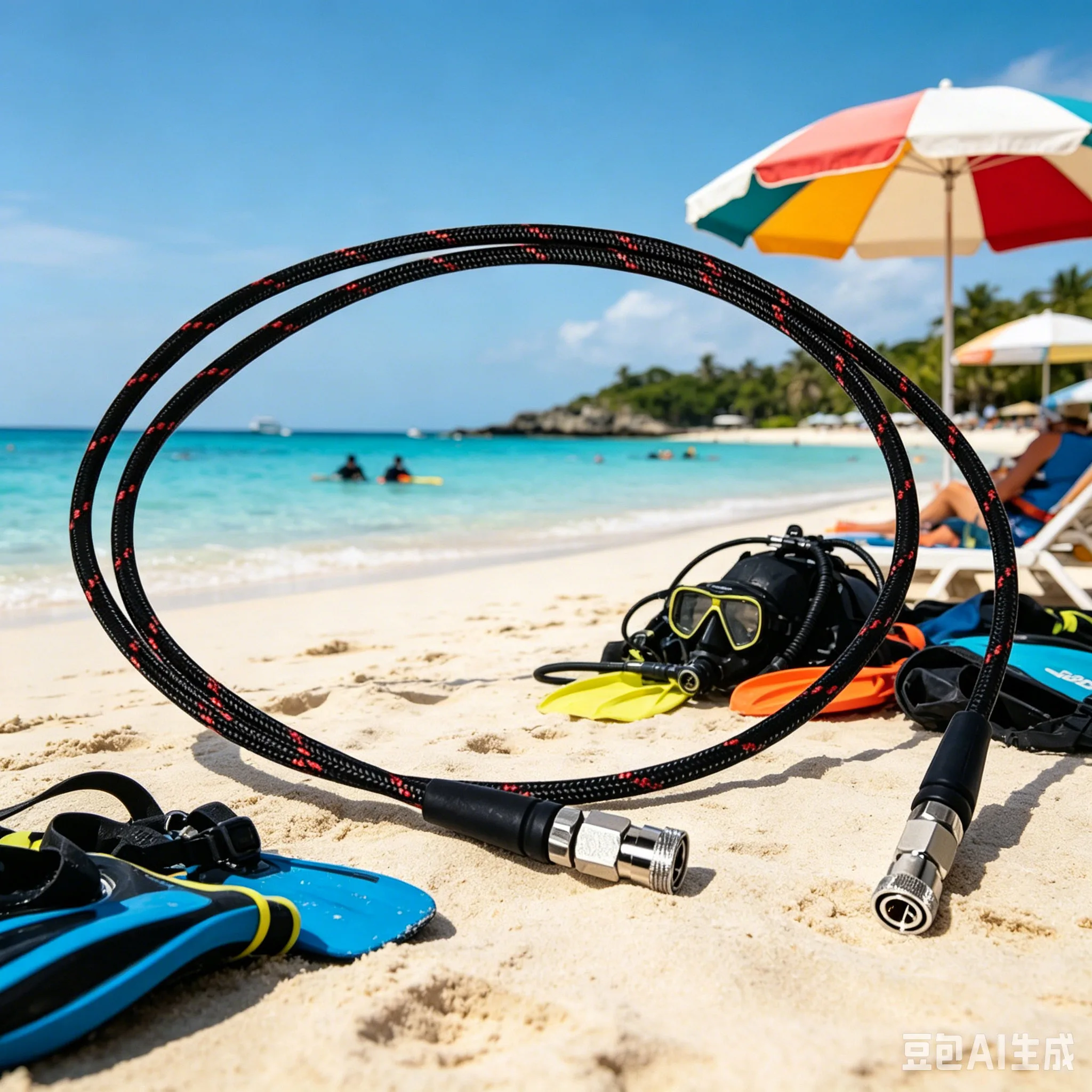 

Diving Fill Hose 61/91/152cm M10 3000 PSI Stainless Steel Inflatable Tube With Female Connector Scuba Diving Accessories