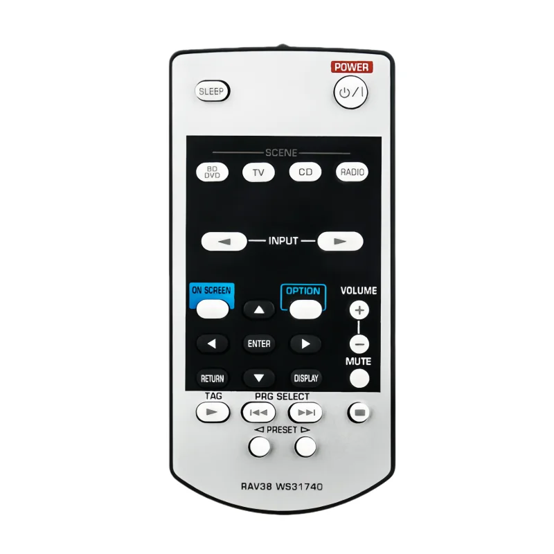

New RAV38 WS31740 Remote Control For Yamaha AV Receiver RX-V2065 HTR-6295