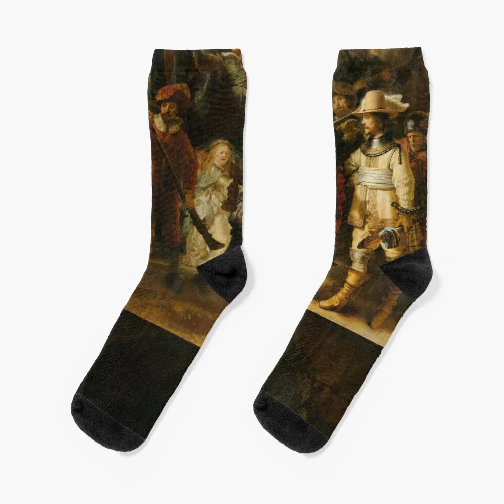 

Rembrandt - The Night Watch - Socks hockey summer luxe funny sock Ladies Socks Men's