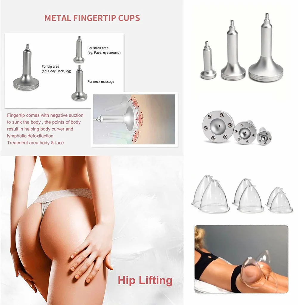 New Vacuum Massage Therapy Machine Lymphatic Drainage, Breast Chest Massager Enlargement Enhancement & Butt Lifting Body Shaping