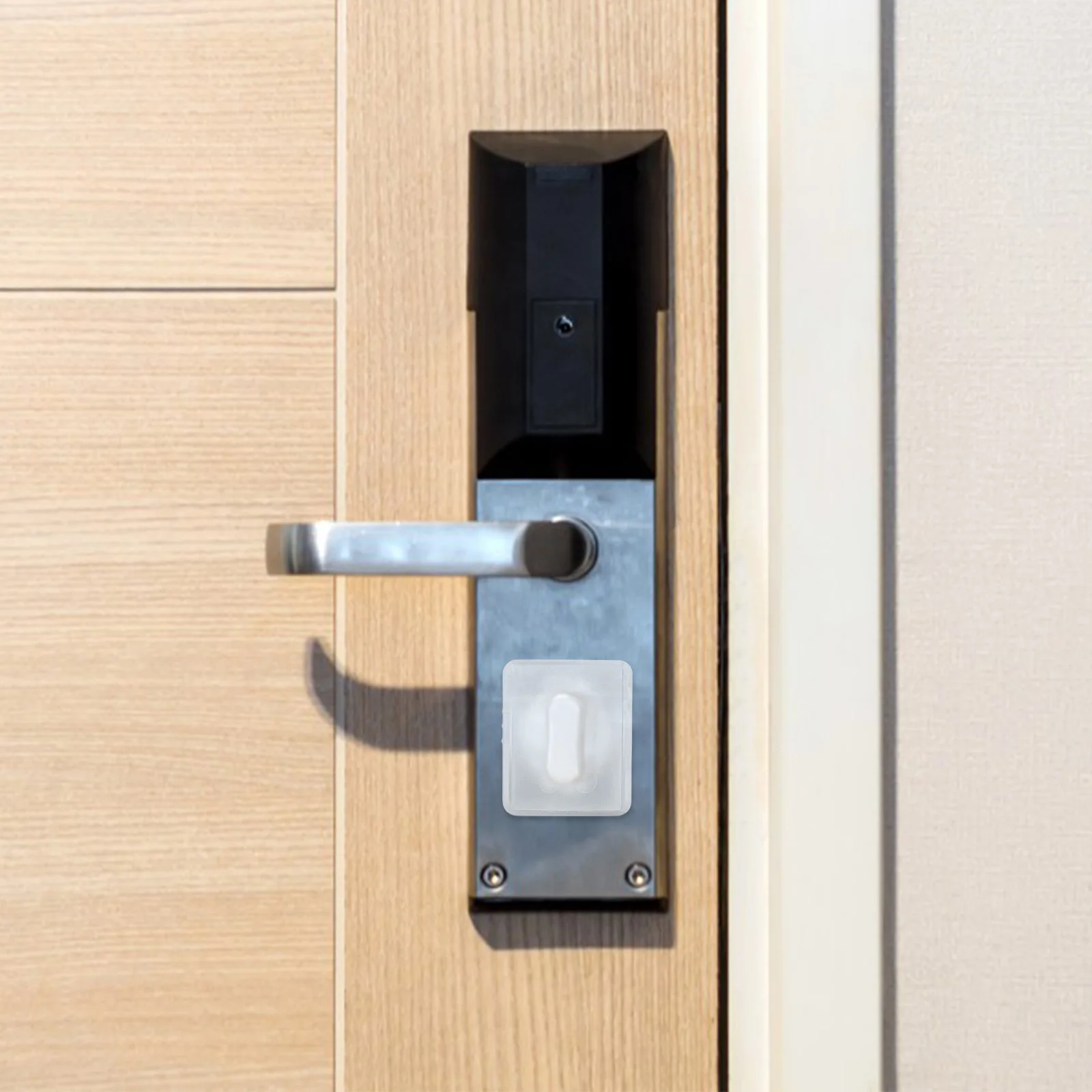 

2pcs Childproof Door Lock Cover For Safety Plastic Protective Cover For Home Office Hotel Use Durable