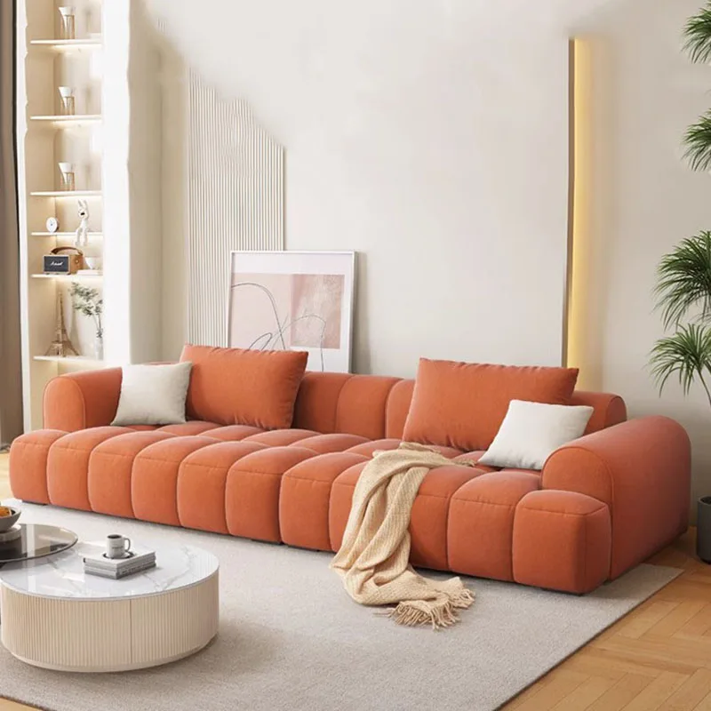 

Lazy Lounge Living Room Sofas Modular Aesthetic Floor Couch Double Balcony Sofas Comfortable Wohnzimmer Sofas Home Furniture