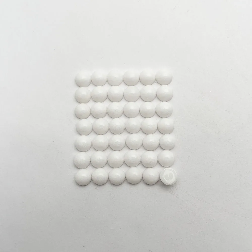 Fashion new good white marble 8MM 50pc Natural Stone round Bead Charm cabochon jewelry making Necklace ring accessories no hole