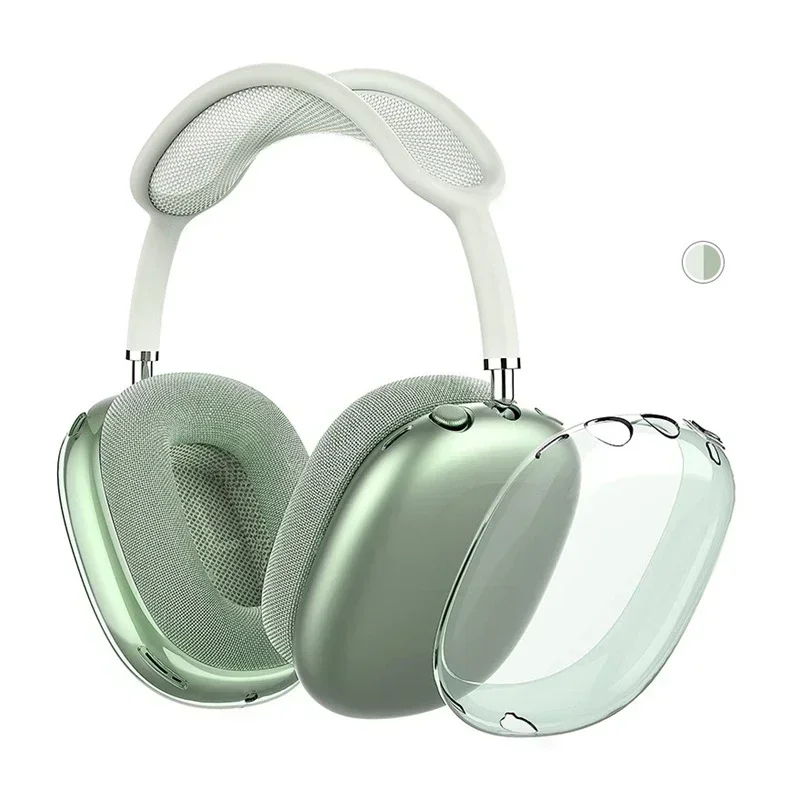 

For Transparent Case Soft TPU Anti-Scratch Cover Sleeve Protective Cases For Headphone Accessories