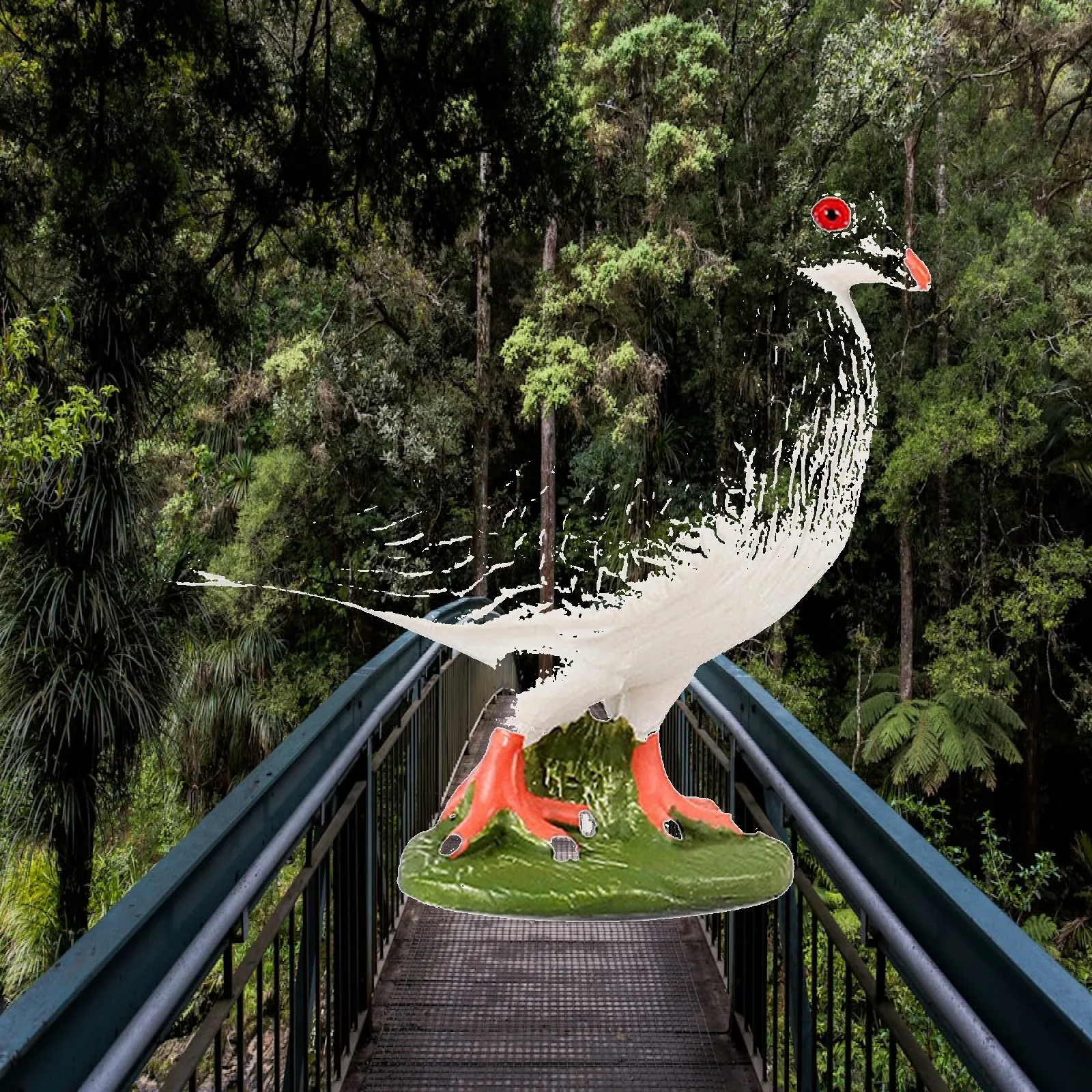 Bird Figurine Ornament Educational Learning Toys Lovely Sculpture for Garden