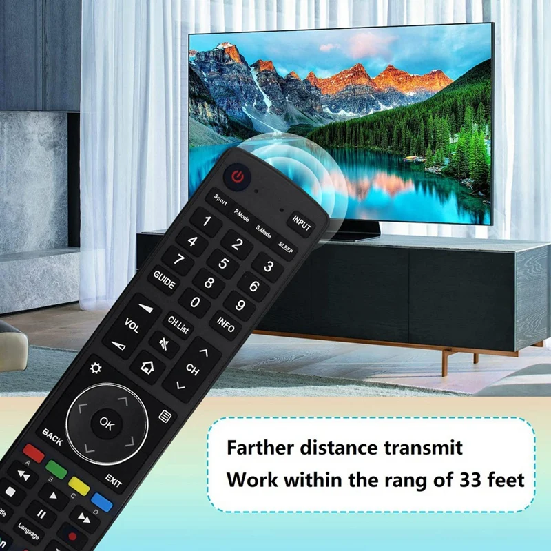 IDUD EN3X39H Substituído Controle Remoto Para Hisense TV H50U7AUK 50 Polegadas 55 Polegadas 65 Polegadas U7A