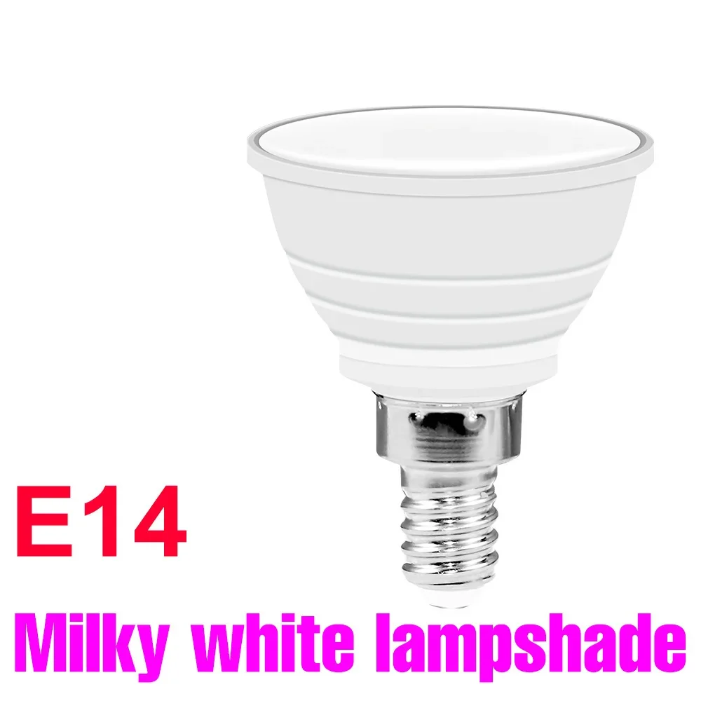 7W E27 LED Gloeilamp AC220V E14 Plafondlamp 5W GU10 Spotlight MR16 Kroonluchter Lamp GU5.3 Voor thuis Slaapkamer Kantoor Zachte Verlichting