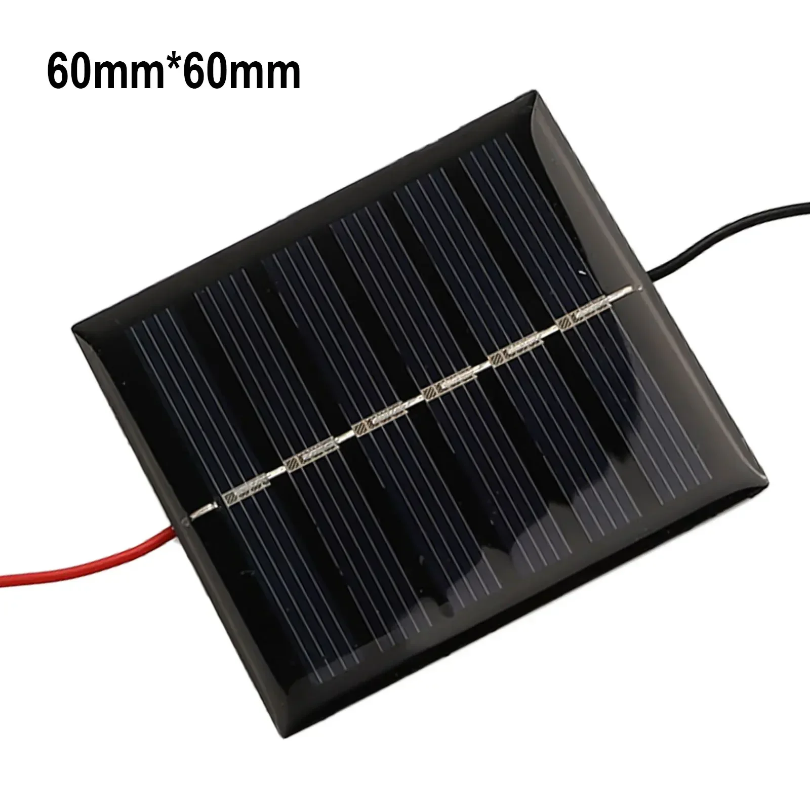 Mini Solar Panel 0.4W 60*60mm Solar Panels With Wires Electronic Components Polycrystalline Silicon Silicone Plate DIY Material