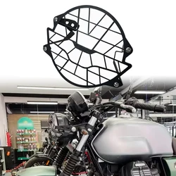 for V7 850 Stone v7 Special V9 Bobber Motorcycle Headlight Head Light Guard Protector Cover Protection Grill 2021-