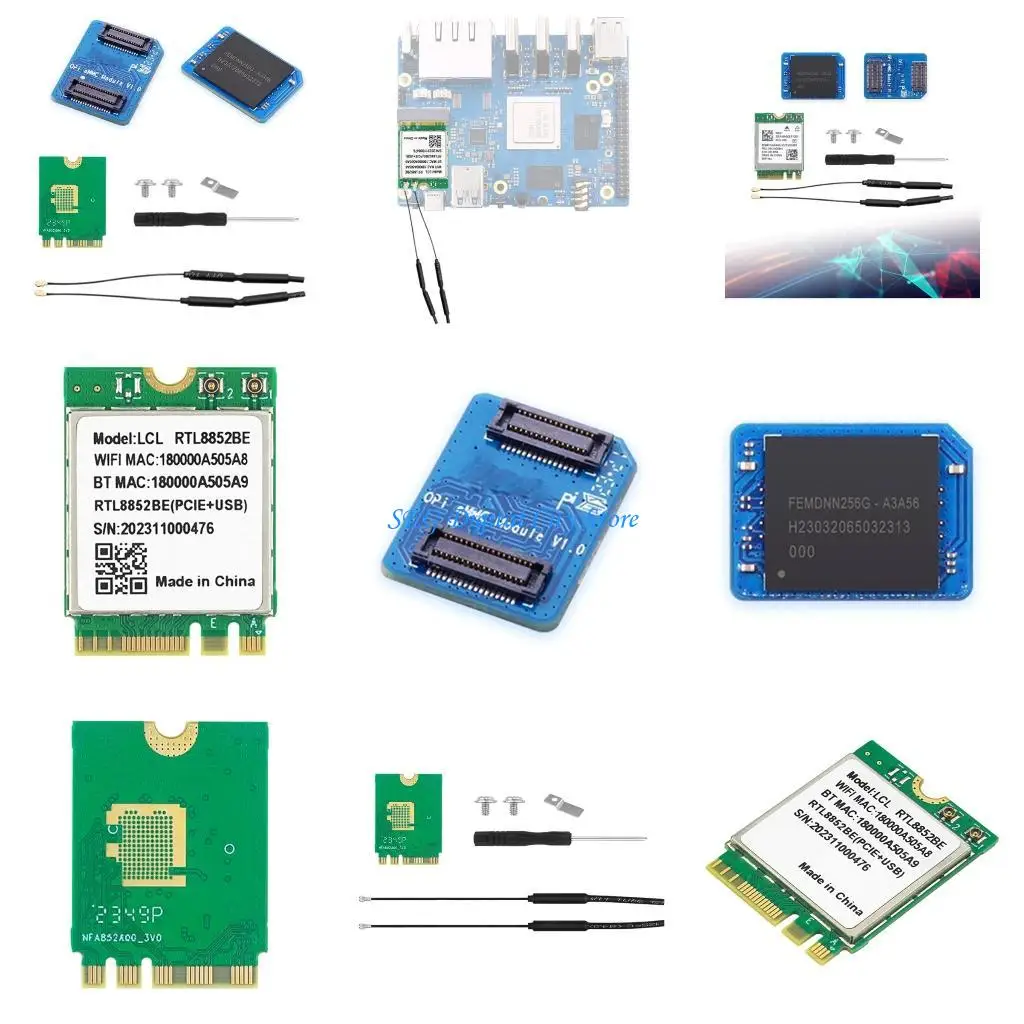 

U75B EMMC Efficient Data Transfer Networking Card Set for Orange 5 Board