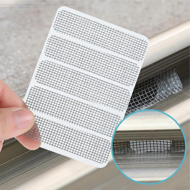Window Screen Repair Sticker, Window Net, Anti-Mosquito, Malha, Porta, Mosquito Netting Patch, Reparação Broken Hole Screen Net, 5 Pcs, 10 Pcs, 20Pcs