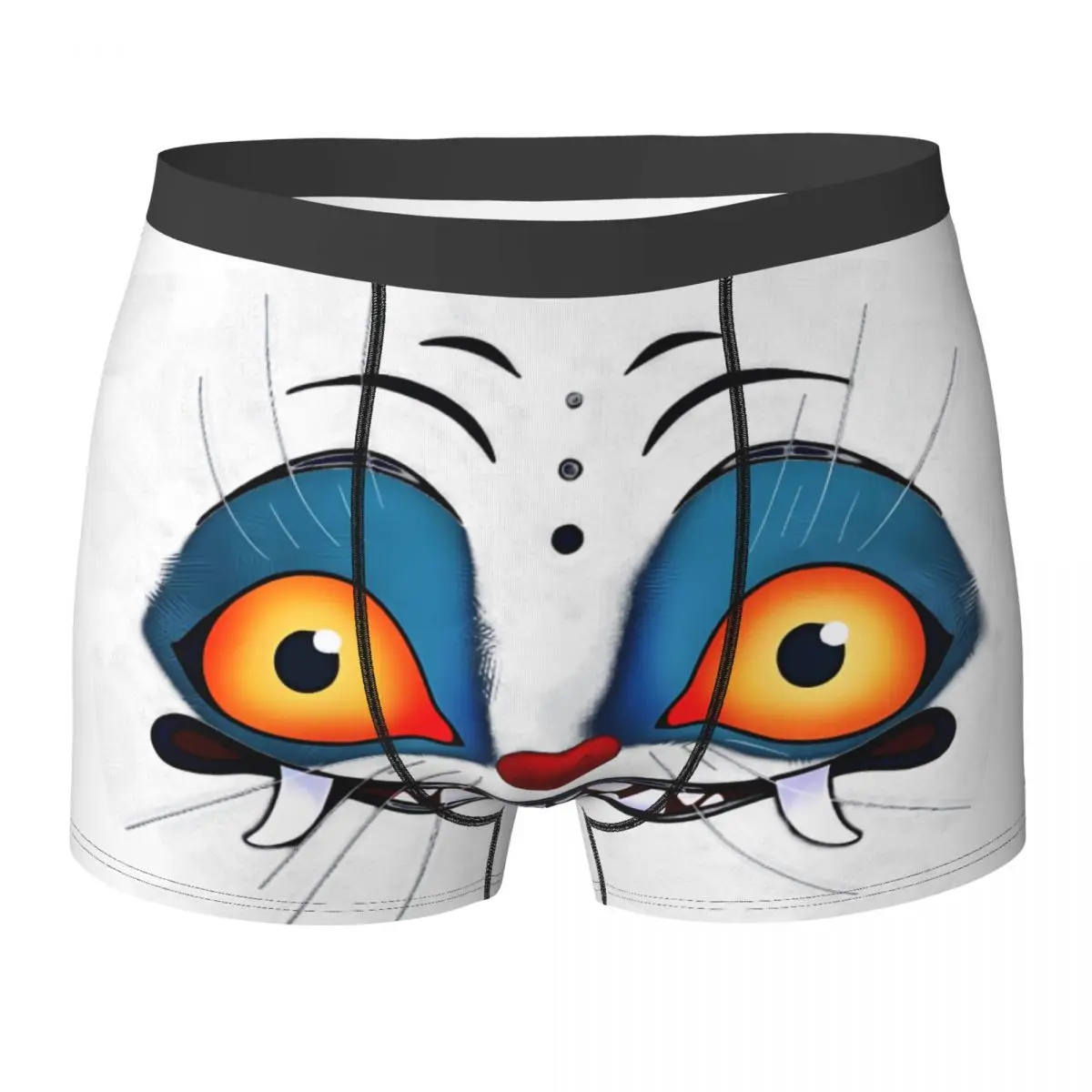 

Huntrix Demon Hunters Underwear Blue Tiger Derpy Men Boxer Brief Plain Boxershorts Hot Customs Plus Size Panties