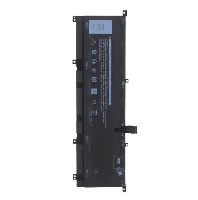 8n0t7 for dell xps 15 9575 /p73f /precision 5530 2 in 1 laptop battery 6000mah