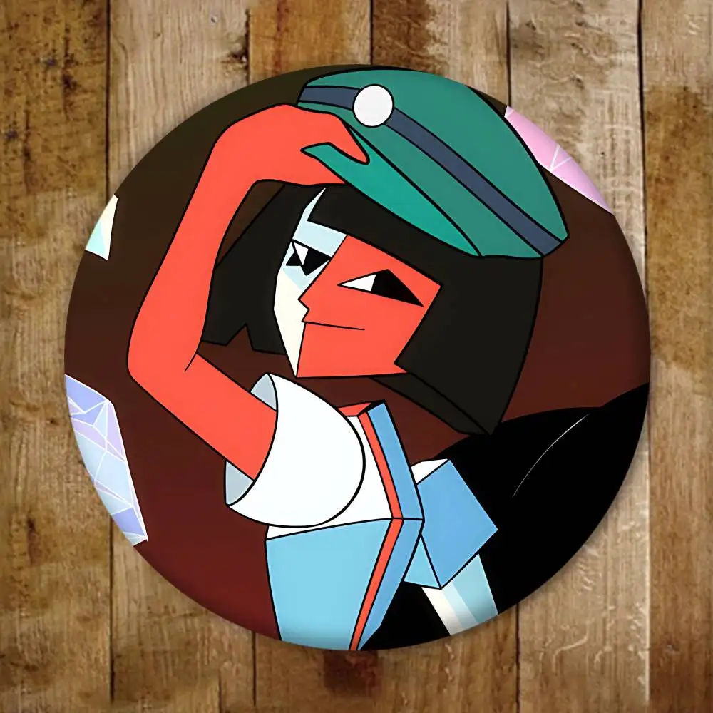 ENA D-Dream شارات للشواء الإبداعية صفيح لينة زر دبابيس الحيوان أيقونة بروش التلبيب على ظهره شارة الملحقات دبوس