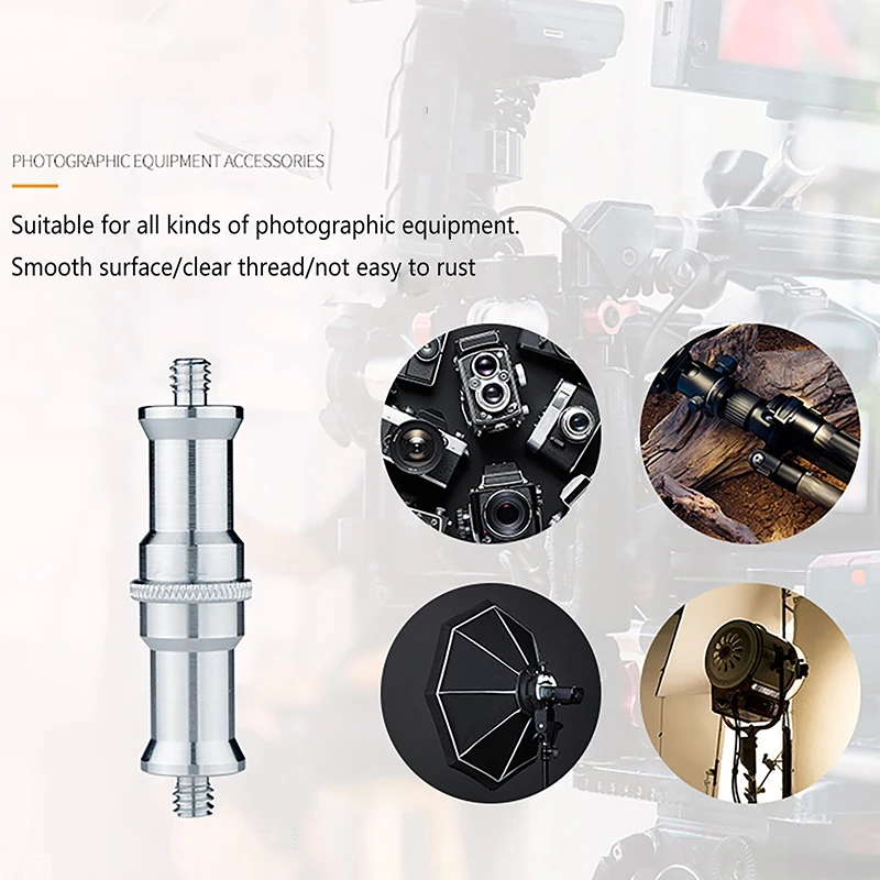 1Pc Standard Conversion Screw 3/8 To 1/4 Male Thread Screw Convert Adapter For Camera Tripod Mount Photography Accessories