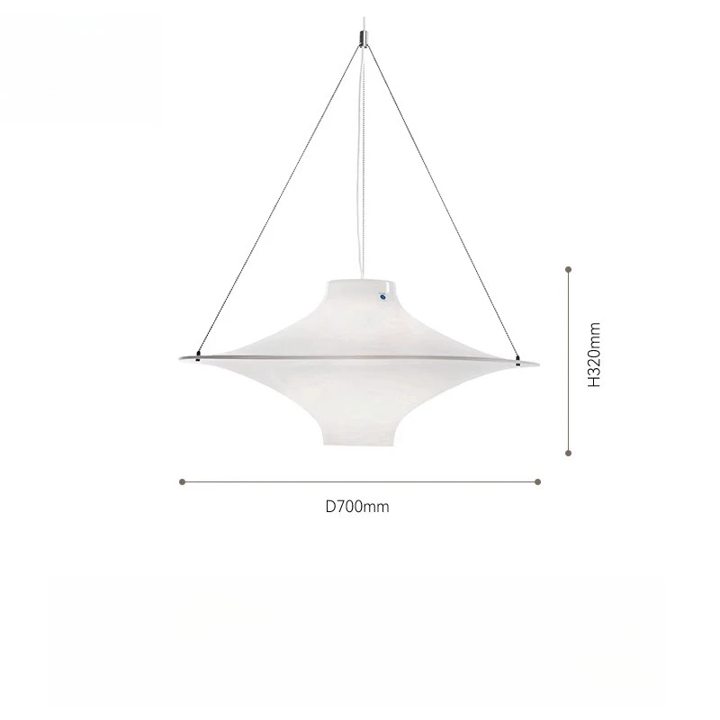 Medieval French Cream Wind Seagull Restaurant Chandelier Island Terrace Study Creative UFO Ambient Light