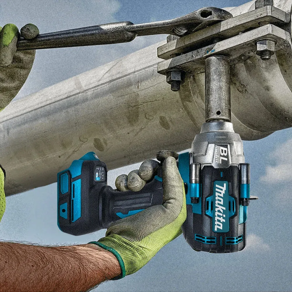 Makita Brushless 2000Nm High Torque Air Cannon Car Tire Repair Removal Wrench 18V Power Tool Applicable Makita Battery Home DIY