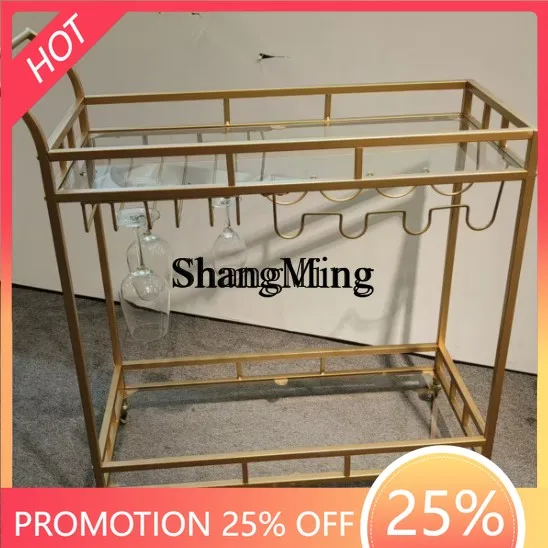 

FG Restaurant Beverage Trolley Food Delivery Cart Pastry Beverage Multi-Functional Service Cart Dining Serving Silent