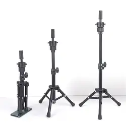 Mini Wig Stand Tripod For Hairdressers Salon Training Head Strong Adjustable Wig Stand Tripod For Wig Making