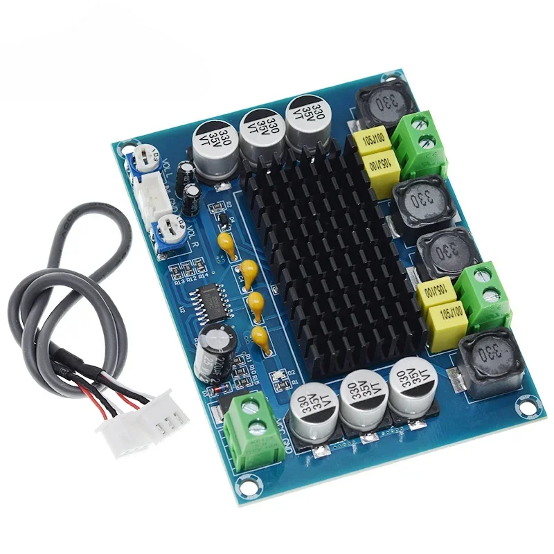 DC 12V 24V 120W*2 TPA3116 D2 Dual Channel Digital Power Audio Amplifier Board Original Chip Good