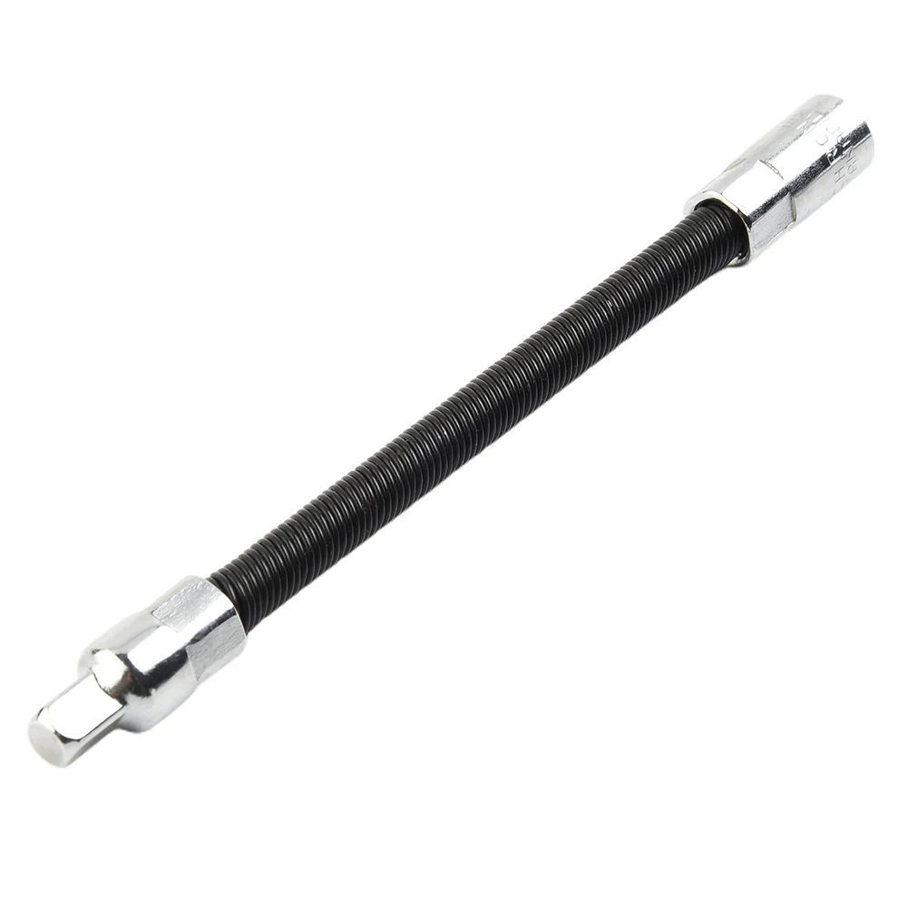 Useful Socket Bar Ratchet Wrench Extender Variable Angle 1/3pcs 45# Steel Chrome Plating Elastic Extension Rod