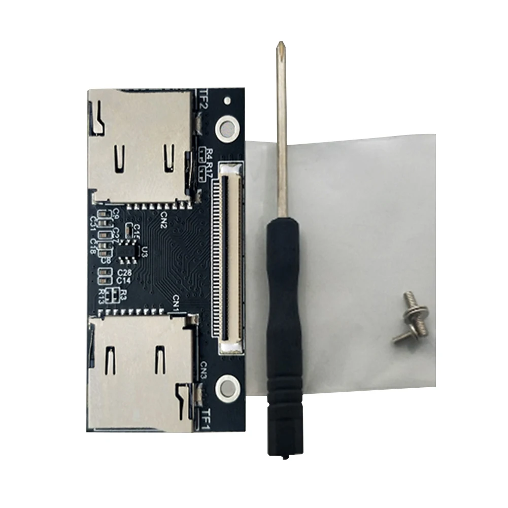 Karta sieciowa z ochroną przed zakłóceniami, stabilna transmisja, karta adaptera TF, karta adaptera 2 Micro dyski twarde do laptopów i konsol do gier