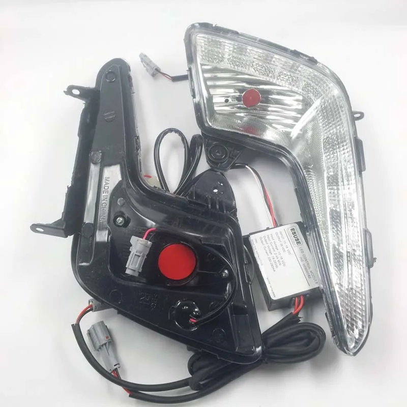 car bumper headlamp For Kia rio K2 daytime light, LED,k2 fog light 2011 2012 2013y