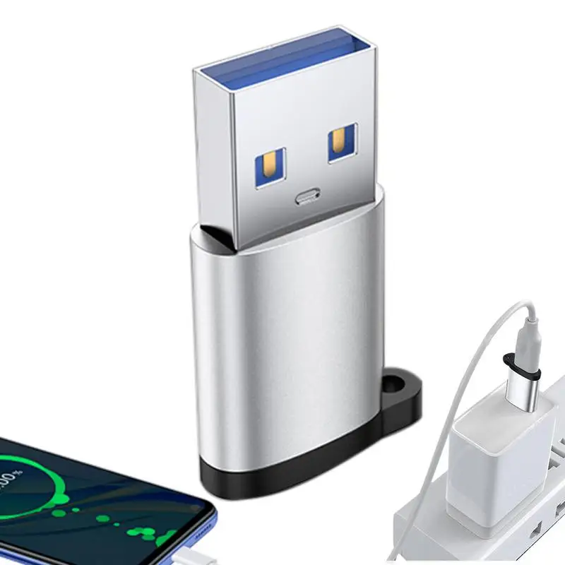 ترقية نوع C إلى USB 3.0 محول مع حبل معلق مكافحة فقدان عالية السرعة نقل البيانات نوع C ذكر إلى أنثى C موصل