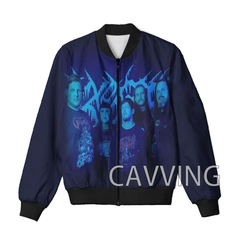 

CAVVING 3D Printed FROZEN SOUL Band Zipper Bomber Jackets Men Overcoat Mens Coat Zip Up Jackets for Women/Men