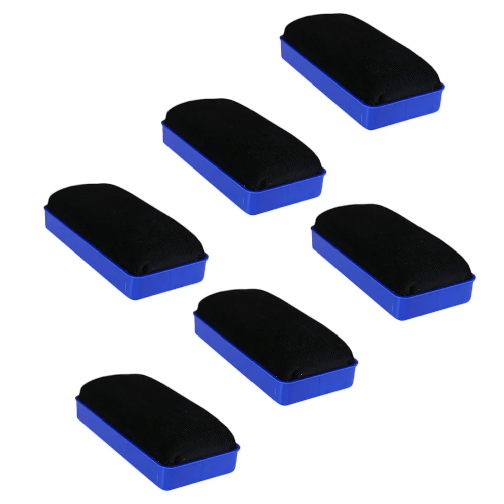 6 Pcs Clean Whiteboard Eraser Student Duster for Flannel Portable Cleaning Brush