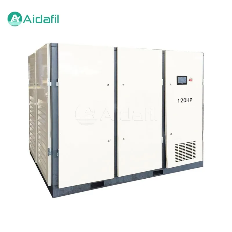 High Standard Widely Applied Fixed Speed Stationary Screw Air Compressor
