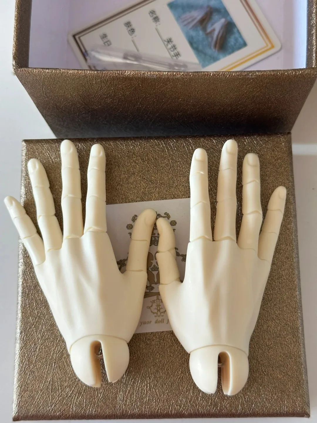 BJD doll  1/3 jointed fingers hand boy girl palm optional flexible pose high-grade resin