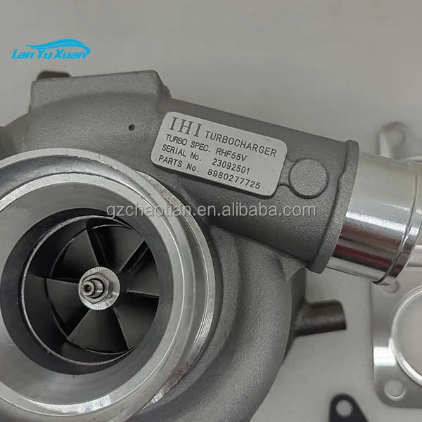 

Excavator ISU-ZU turbocharger 8-98027772-5 IHI TUOBOCHARGE RHF55V 8980277725 turbocharger For 4HK1 Isu-zu NPR