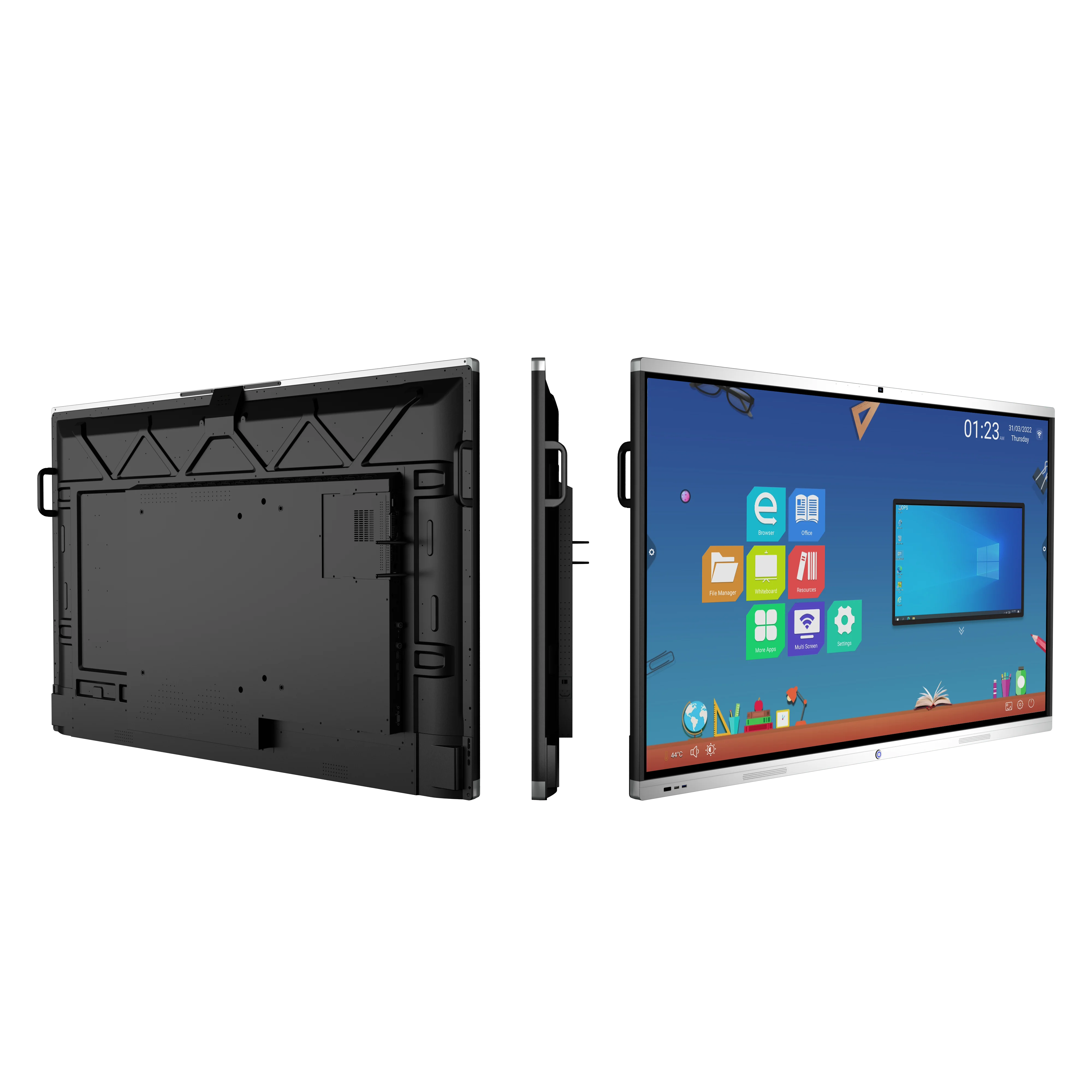 School Interactive Panel 75 Inch Blackboard Electronic Teaching Office Digital Smart Price All In One Whiteboard Led White Board