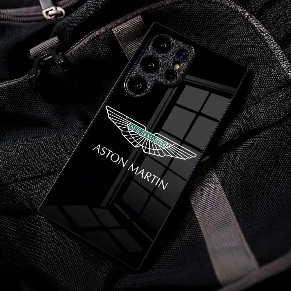 A-Aston-Martin Cartoon Phone Case For Samsung Galaxy S26 S25 S24 S23 S22 A17 A16 A26 A57 A37 A27 A56 Edge Ultra Plus Fe Glass Co