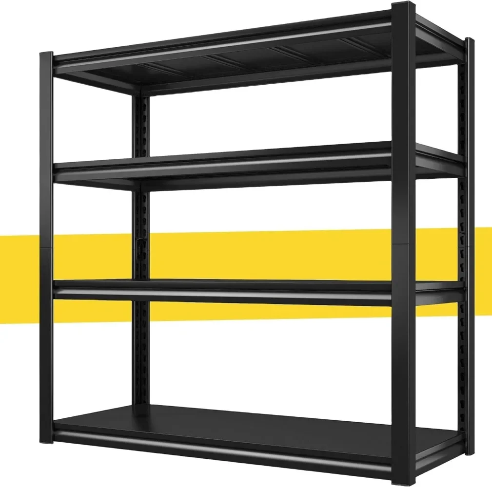 

Raybee 40" Wide Garage Shelving Heavy Duty, Garage Storage Shevles Heavy Duty Shelving, Adjustable 4 Tier Metal Shelving