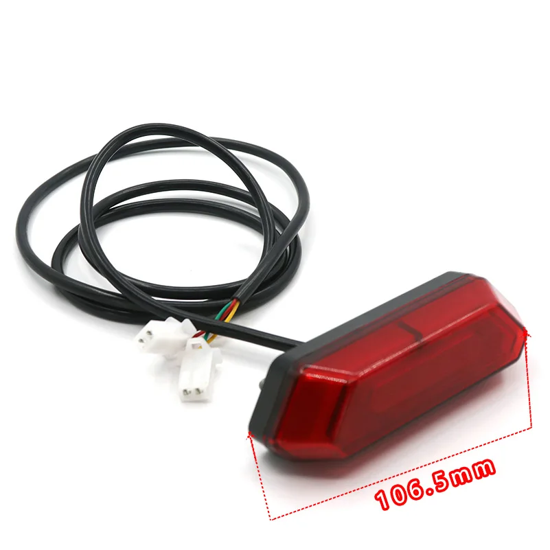 Brake Light Signal LED Rear Tail 48V Light With Bracket Night Safety Taillight For Small Citycoco Electric Scooter accessories