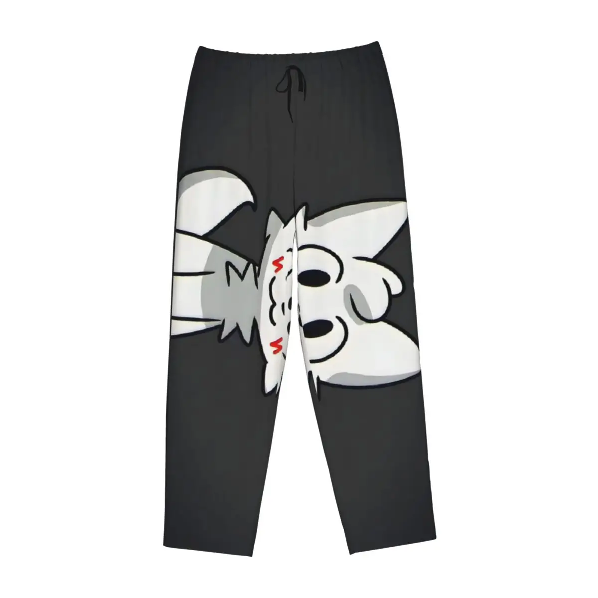 Custom Boykisser Silly Cat Pajama Pants Women Cute Cartoon Sleepwear Lounge Sleep Bottoms Stretch with Pockets view 2
