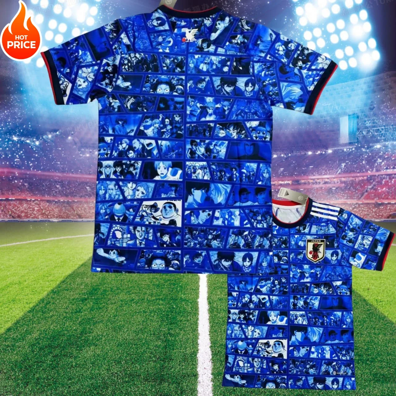 

2025 Japan Series Special Football Shirt Animation Design Quick-drying and Downhill Motorcycle T-shirt Short-sleeved Top