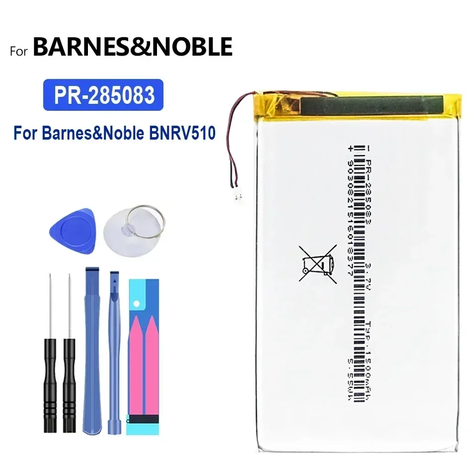 1500mAh Battery PR-285083 BNRV510 For Kobo Glo HD Tolino Clara HD H2O aura N514 edition2 E-book Bateria